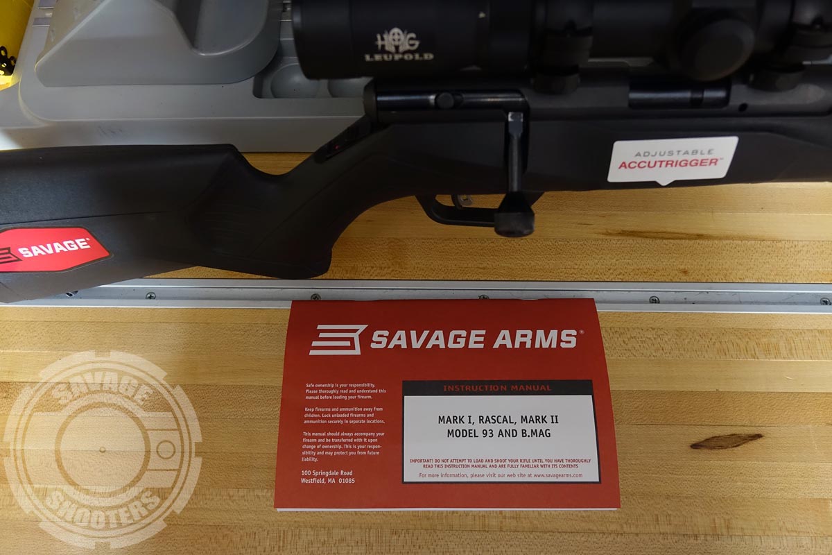 Savage Axis Rifle Owner's Manual 