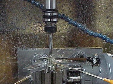 The last operation in the barrel making process is cutting the chamber, which is a five-step process.