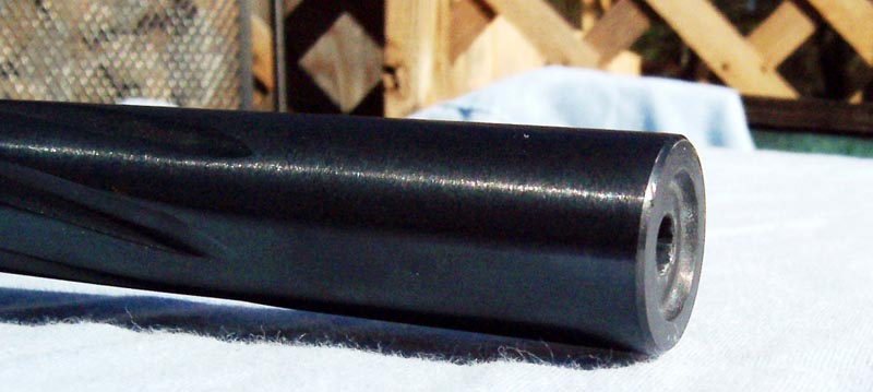Barrel features a recessed target crown and spiral fluting.