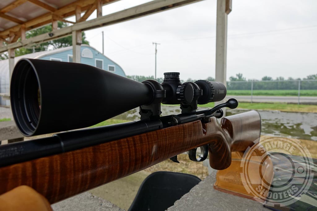 Taller Weaver bases and medium Burris Signature Zee rings provide just the right mounting height on this rifle.
