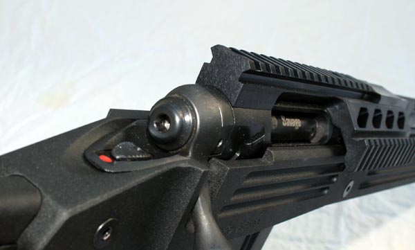 The picatinny rail attaches the same as a standard 1-piece scope base, but extends an additional 12 inches forward of the recoil lug.