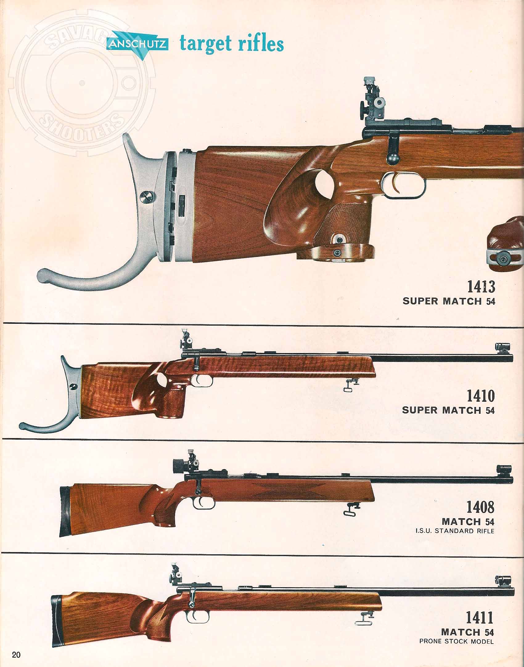 Anschutz 1967 Rifle Catalog 