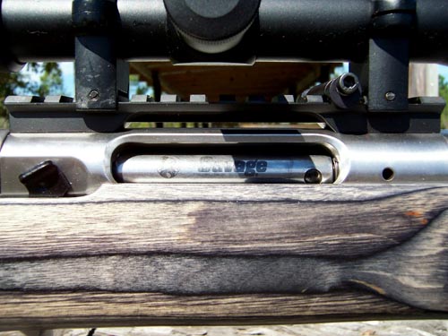 The new Target action features a small loading/ejection port leaving the top of the action solid for better rigidity.