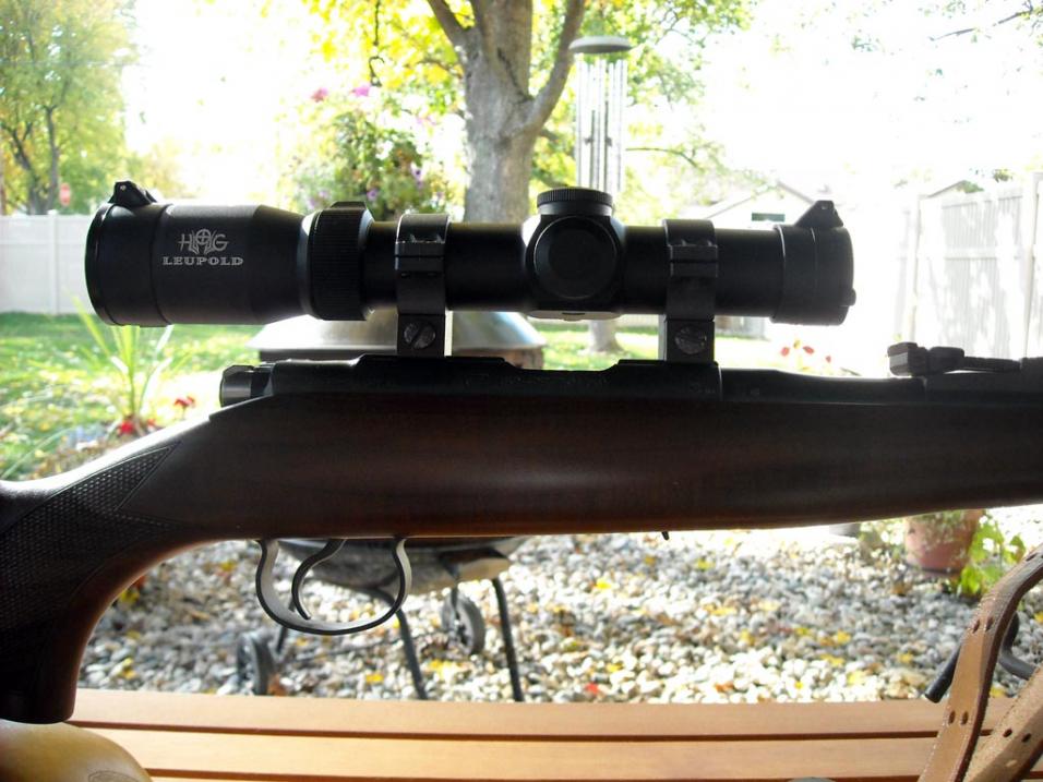 Butler Creek #2A front and #13 rear caps are a perfect fit and much cheaper than the flip-up caps offered by Leupold.
