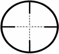 Fig.2-1 -- Mil Dot Reticle