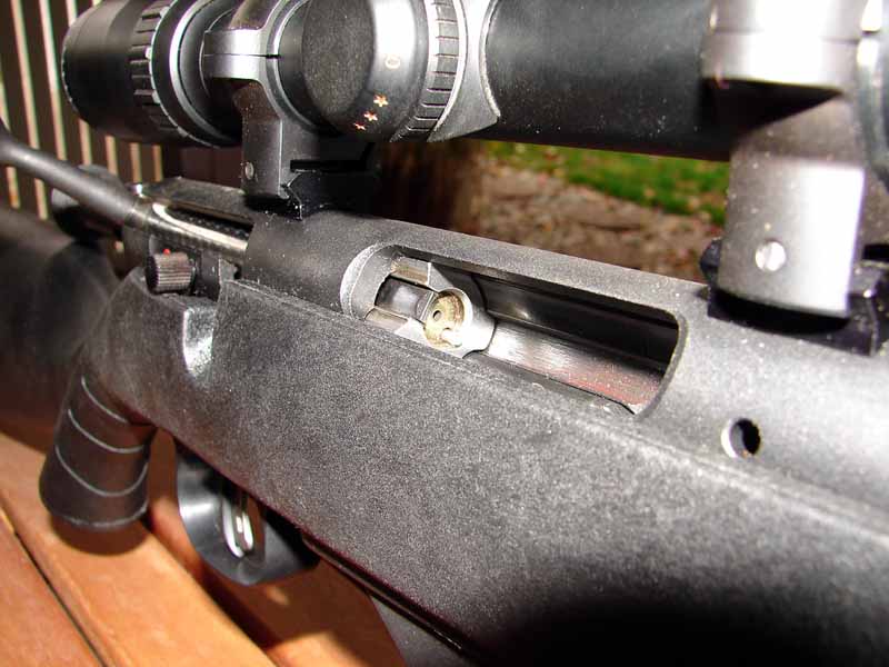 The Model 25 features a three lug bolt with a 45-degree throw to provide better bolt handle to scope clearance.