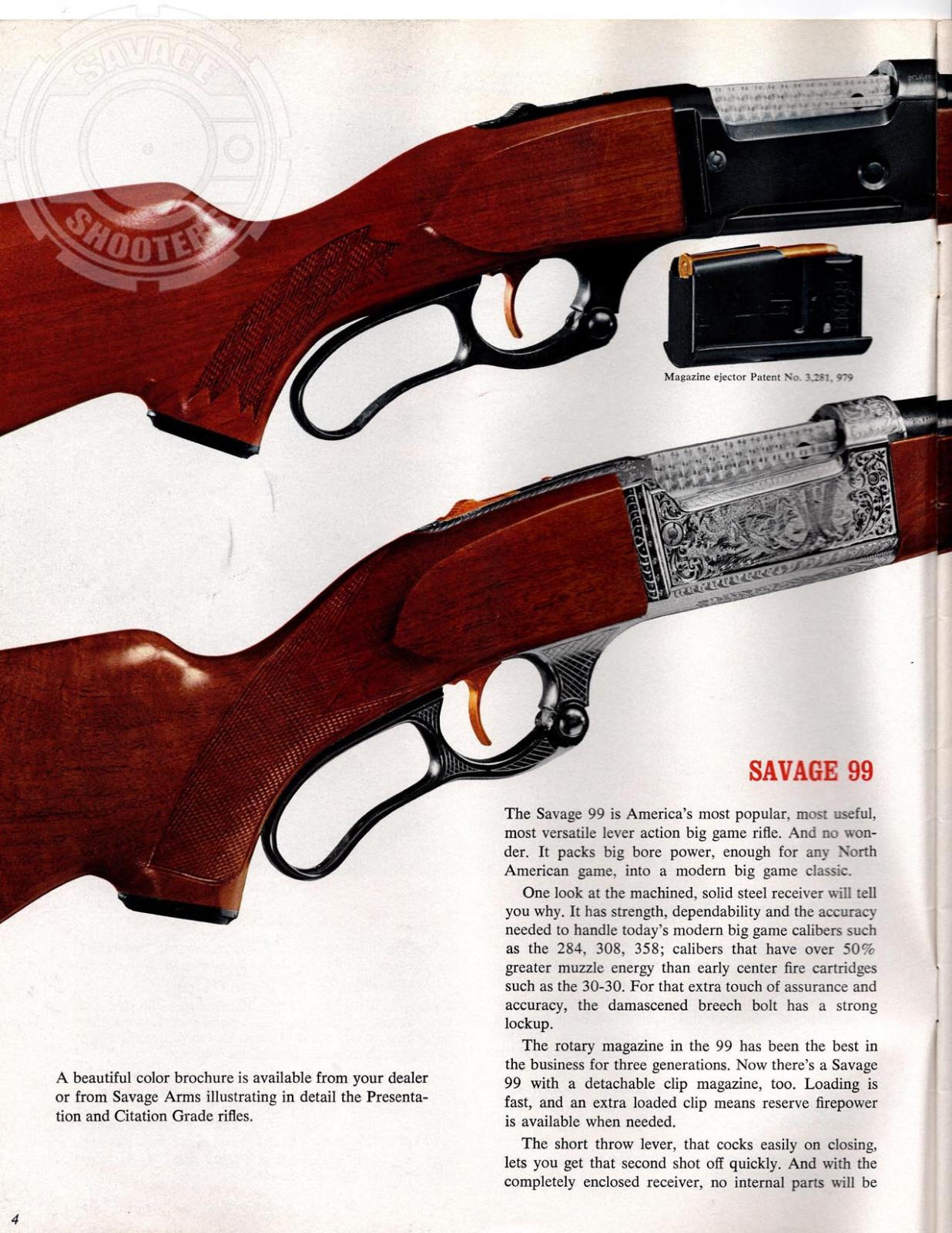 Vintage Original 1968 SAVAGE 440 Over-and-Under Shotgun NATIVE AMERICAN 2-pg ad 