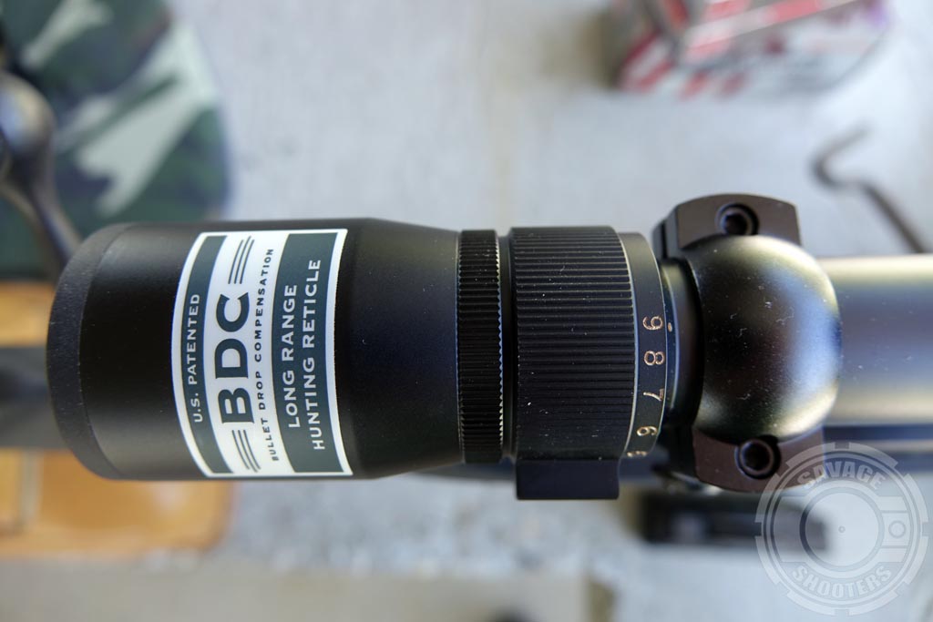 The Nikon 3-9x40mm optic features their BDC Ballistic reticle.