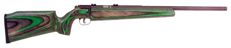 The Match/Target Rimfie stock from Sharp Shooter Supply has a "fish belly" forearm design that is deep enough to offer support in the standing position and completely recesses the magazine while not being too deep for the kneeling position.